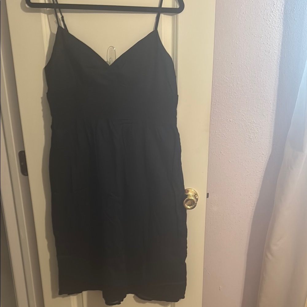Black Spaghetti Strap Dress